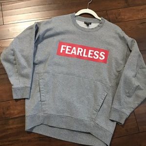 Oversized FEARLESS Express sweatshirt! ❤️